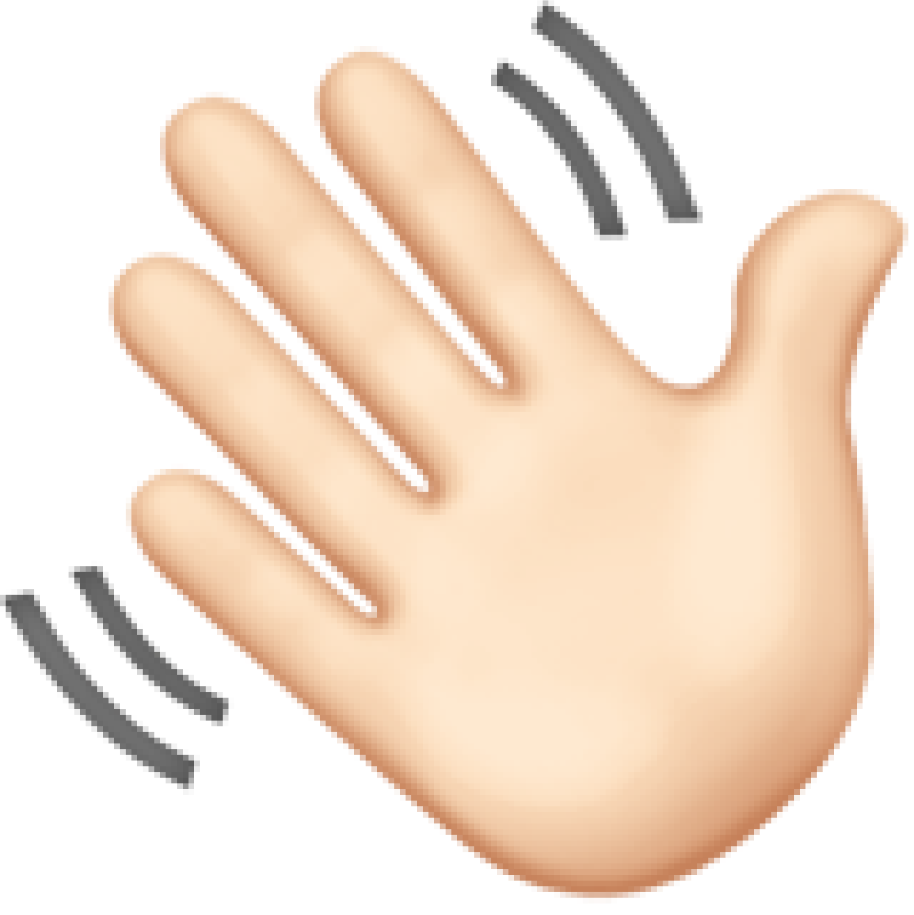Winkende Hand, die eine Begrüßung symbolisiert. Freundliche Geste für den Einstieg in den Chat auf sofort.chat.